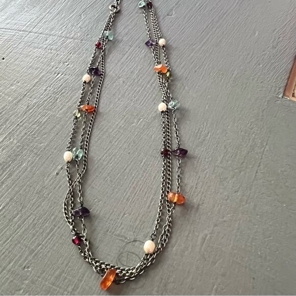 Silpada 925 Sterling Silver Multi Chain Necklace - Picture 3 of 9